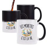Mug Magique Les mouettes c'est la vie