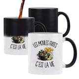 Mug Magique Les moules frites c'est la vie