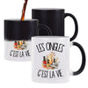 Mug Magique Les ongles c'est la vie