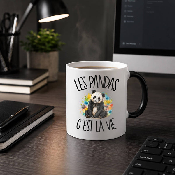 Mug Magique Les pandas c'est la vie