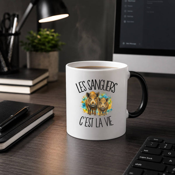 Mug Magique Les sangliers c'est la vie