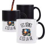 Mug Magique Les séries c'est la vie