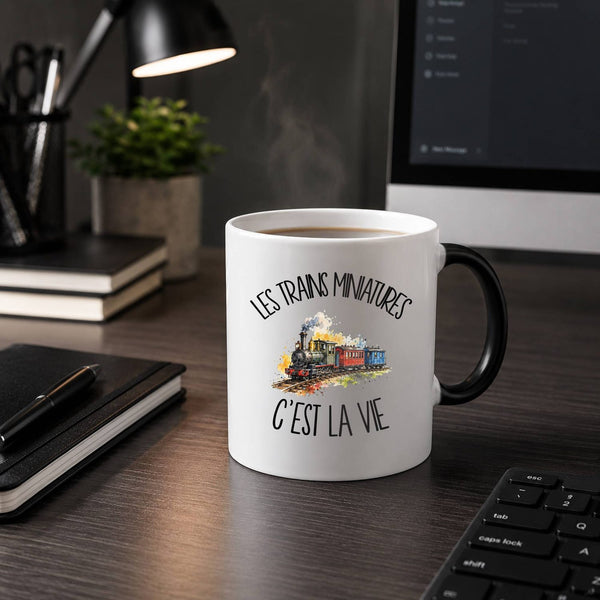 Mug Magique Les trains miniatures c'est la vie