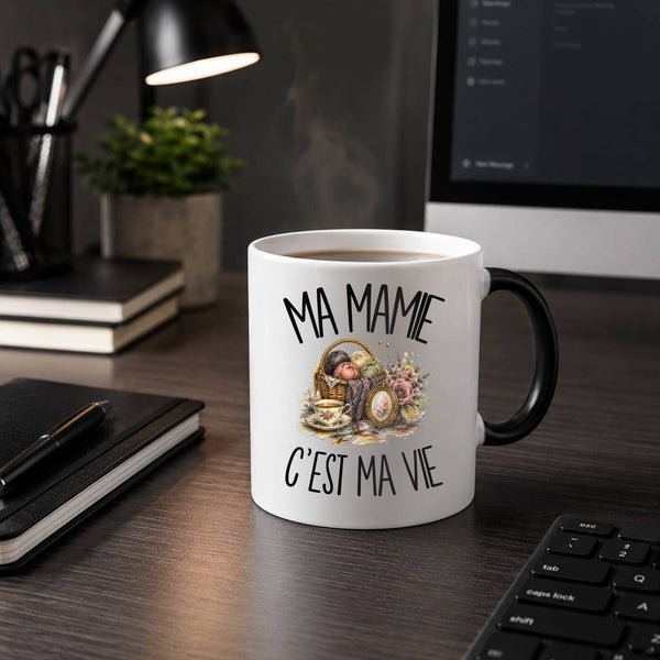 Mug Magique Ma mamie c'est ma vie