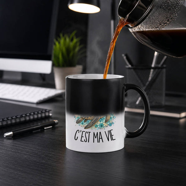 Mug Magique Ma tortue c'est ma vie