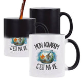 Mug Magique Mon aquarium c'est ma vie
