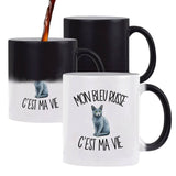 Mug Magique Mon Bleu Russe c'est ma vie