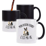 Mug Magique Mon Boston Terrier c'est ma vie