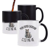 Mug Magique Mon British Shorthair c'est ma vie