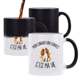 Mug Magique Mon Cavalier King Charles c'est ma vie