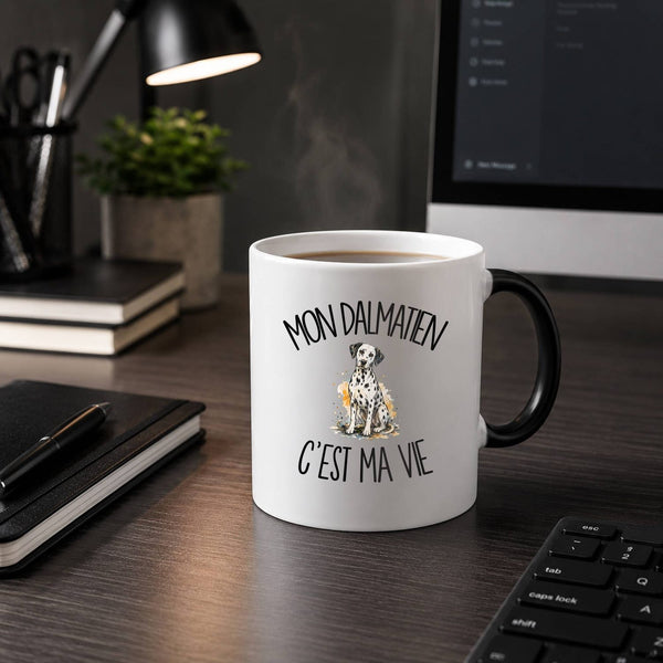 Mug Magique Mon Dalmatien c'est ma vie