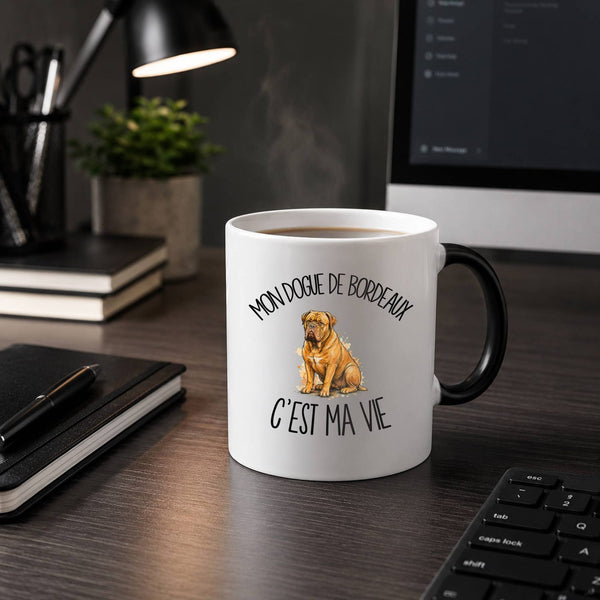 Mug Magique Mon Dogue de Bordeaux c'est ma vie