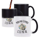 Mug Magique Mon Mau Égyptien c'est ma vie