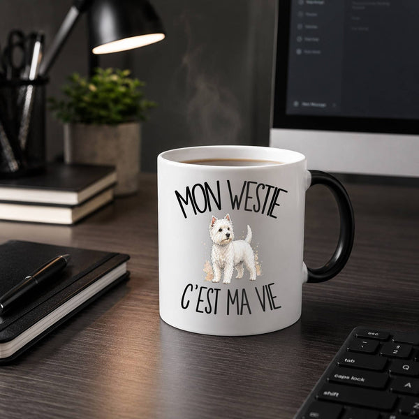 Mug Magique Mon Westie c'est ma vie