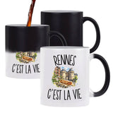 Mug Magique Rennes c’est la vie