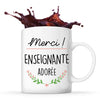Mug Merci Enseignante Adorée - Planetee