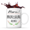 Mug Merci Professeure Adorée - Planetee