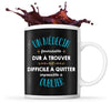 Mug Homme Médecin formidable | Tasse Noire métier - Planetee