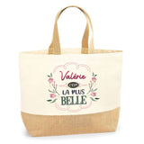 Sac Jute Fête des Mères Fêtes des Pères Mamie Papi Famille Idée Cadeau anniversaire Noël Travail Boulot Métier Départ Retraite Collègue Femme Homme