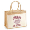 Sac Fête des Mères Mamie Famille Idée Cadeau anniversaire Noël Travail Boulot Métier Départ Retraite Collègue Femme cabas shopping plage Homme Papa Papi Pères Frère