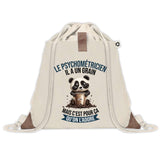 Sac à dos avec pochette Psychométricien Panda Grain