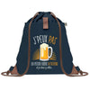 sac a dos bleu coton recycle avec pochette idee cadeau originale pour collegue ami prof ou membre de la famille cadeau mixte noel anniversaire secret santa ou depart au travail sac leger pratique et ecologique design breton moderne