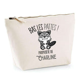 Trousse pochette de rangement maquillage Fête des Mères Mamie Famille Idée Cadeau anniversaire Noël Travail Boulot Métier Départ Retraite Collègue Femme