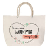 Sac Fête des Mères Mamie Famille Idée Cadeau anniversaire Noël Travail Boulot Métier Départ Retraite Collègue Femme cabas shopping plage