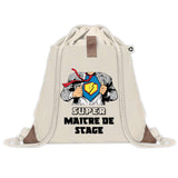 Sac à dos avec pochette Super Maitre de Stage