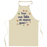 Cadeau Cuisinier cuisinière mère maman papa père mamie papi Vêtement Blouse de protection Barbecue Jardinage Tablier de Travail Tâches ménagères 