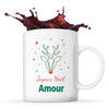 Tasse Noël Joyeux noël Amour Cerf