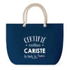 Sac de plage Bleu anse corde Certifié meilleur Cariste