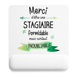 Tapis de souris ergonomique avec repose-poignet, accessoire bureau pour femme et homme, fête des pères, cadeau pas cher, idée cadeau fête des mères, secret santa, départ à la retraite, télétravail et gaming