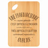 Planche bambou gravée personnalisée femme idée cadeau Fête des Mères apéro 30×20 prénom cuisine plateau fromage anniversaire noel maman mamie