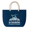 Sac de plage Bleu anse corde Aquabiking Légende Humour Geek