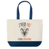 Sac de shopping bleu J'peux pas Signe Capricorne