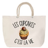 Sac Fête des Mères Mamie Famille Idée Cadeau anniversaire Noël Travail Boulot Métier Départ Retraite Collègue Femme cabas shopping plage