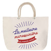 Sac Fête des Mères Mamie Famille Idée Cadeau anniversaire Noël Travail Boulot Métier Départ Retraite Collègue Femme cabas shopping plage