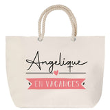 Sac Fête des Mères Mamie Famille Idée Cadeau anniversaire Noël Travail Boulot Métier Départ Retraite Collègue Femme cabas shopping plage