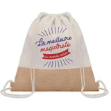 Sac Fête des Mères Mamie Maman Cadeau anniversaire Noël Travail Métier Départ Retraite Collègue Femme cabas shopping plage