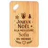 Planche à découper cadeau Noël famille amis papa maman mamie papi, idée cadeau apéro et cuisine, Secret Santa