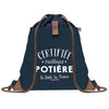 sac a dos femme bleu coton recycle avec pochette cadeau original pour collegue amie prof ou soeur idee cadeau femme noel anniversaire secret santa ou depart a la retraite sac pratique chic et ecoresponsable design breton elegant