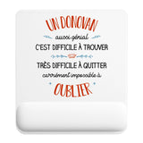 Tapis de souris ergonomique avec repose-poignet, accessoire bureau pour femme et homme, fête des pères, cadeau pas cher, idée cadeau fête des mères, secret santa, départ à la retraite, télétravail et gaming