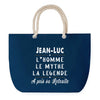 Sac de plage Bleu anse corde Jean-Luc Retraite