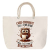 Sac Fête des Mères Mamie Famille Idée Cadeau anniversaire Noël Travail Boulot Métier Départ Retraite Collègue Femme cabas shopping plage