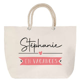 Sac Fête des Mères Mamie Famille Idée Cadeau anniversaire Noël Travail Boulot Métier Départ Retraite Collègue Femme cabas shopping plage