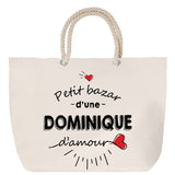 Sac Fête des Mères Mamie Famille Idée Cadeau anniversaire Noël Travail Boulot Métier Départ Retraite Collègue Femme cabas shopping plage
