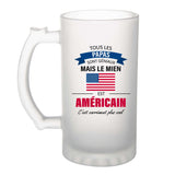 Chope de bière homme personnalisé idée cadeau homme Chope de bière original homme Chope de bière prénom cadeau noël anniversaire secret santa Verre à Bière pinte