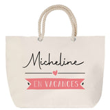 Sac Fête des Mères Mamie Famille Idée Cadeau anniversaire Noël Travail Boulot Métier Départ Retraite Collègue Femme cabas shopping plage