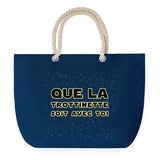 Sac de plage Bleu anse corde Trottinette soit avec toi